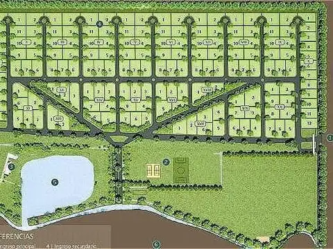Terreno en Venta 44  mts Fondo