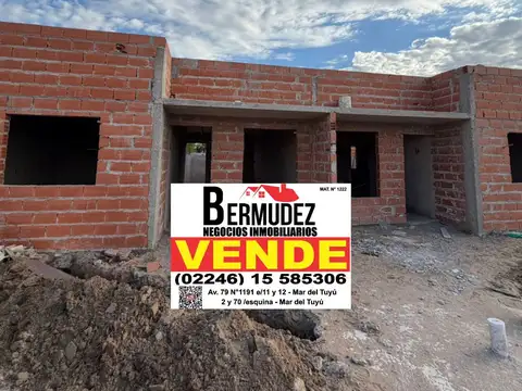 Venta Chalet 3 Amb En Construcción Calle 90 Entre 8 Y 9 Mar Del Tuyu