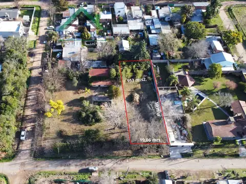 Terreno en Venta 50  mts Fondo