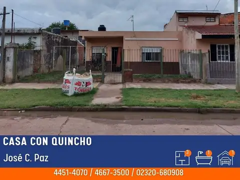 Casa - Venta - Argentina, José C Paz - Combate de los Pozos 3385