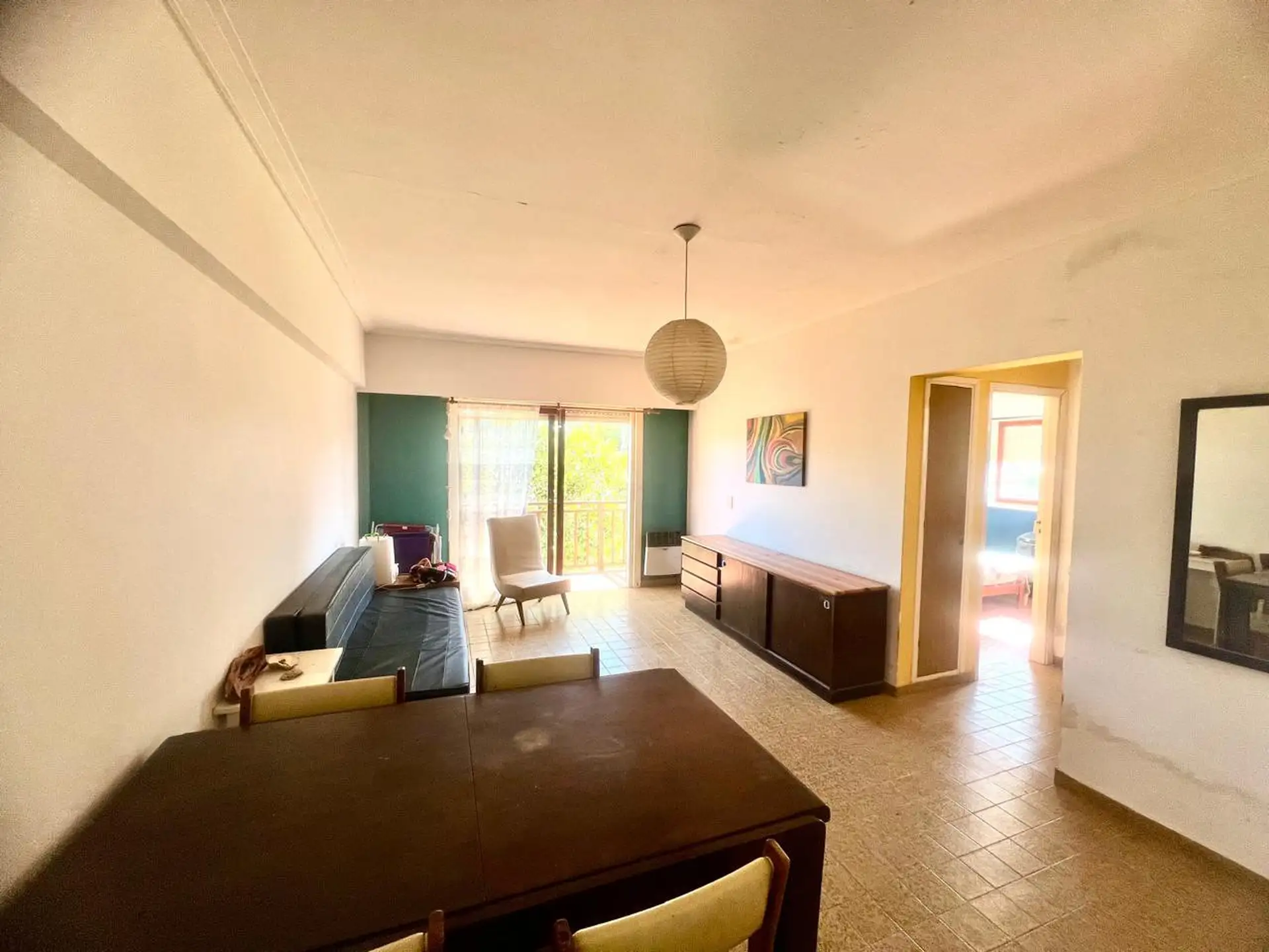 Depto 2 amb, 40m² con 2 balcones — Barrio Alfa
