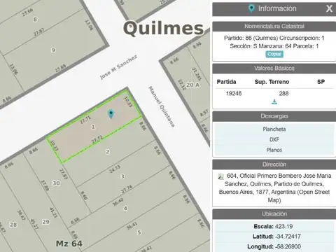 Terreno en venta en Centro