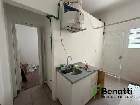 Departamento en alquiler dos ambientes al frente con patio