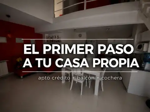 DEPTO VENTA 2 AMB EN MERLO CON BALCON Y COHERA