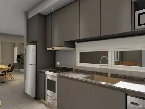 Casa 3 ambientes con 1 baño