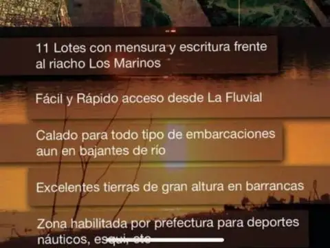 Terreno en Venta en Islas de las Lechiguanas, USD 35.000