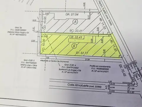 Pedro Tuella 975, terreno 350 m2 ideal constructoras, frente al ingreso del Club Nautico