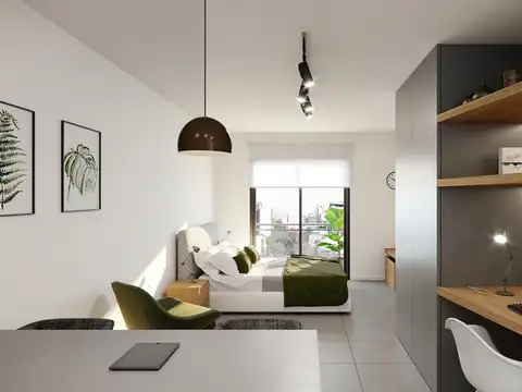 Departamento Monoambiente con 1 baño