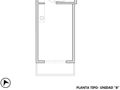 Departamento monoambiente en venta - Centro, Rosario