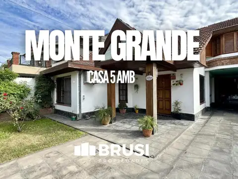 CASA EN VENTA EN MONTE GRANDE - 4 AMBIENTES