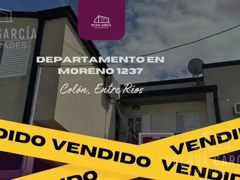 Departamento de Tres Ambientes en Venta En Colon Entre Ríos.