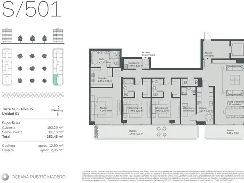 Departamento en Venta en Puerto Madero, USD 2.295.225