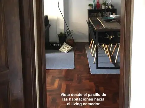 3 amb 63 m² + 12 m² en copropiedad 75m2 bajas expensas