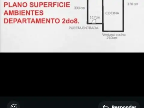 Departamento en Venta de 2 dormitorios
