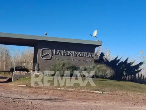 Lote en la península. lago mari menuco