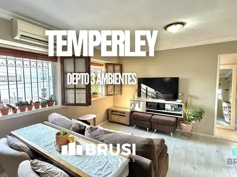 VENTA DEPARTAMENTO TRES AMBIENTES - TEMPERLEY