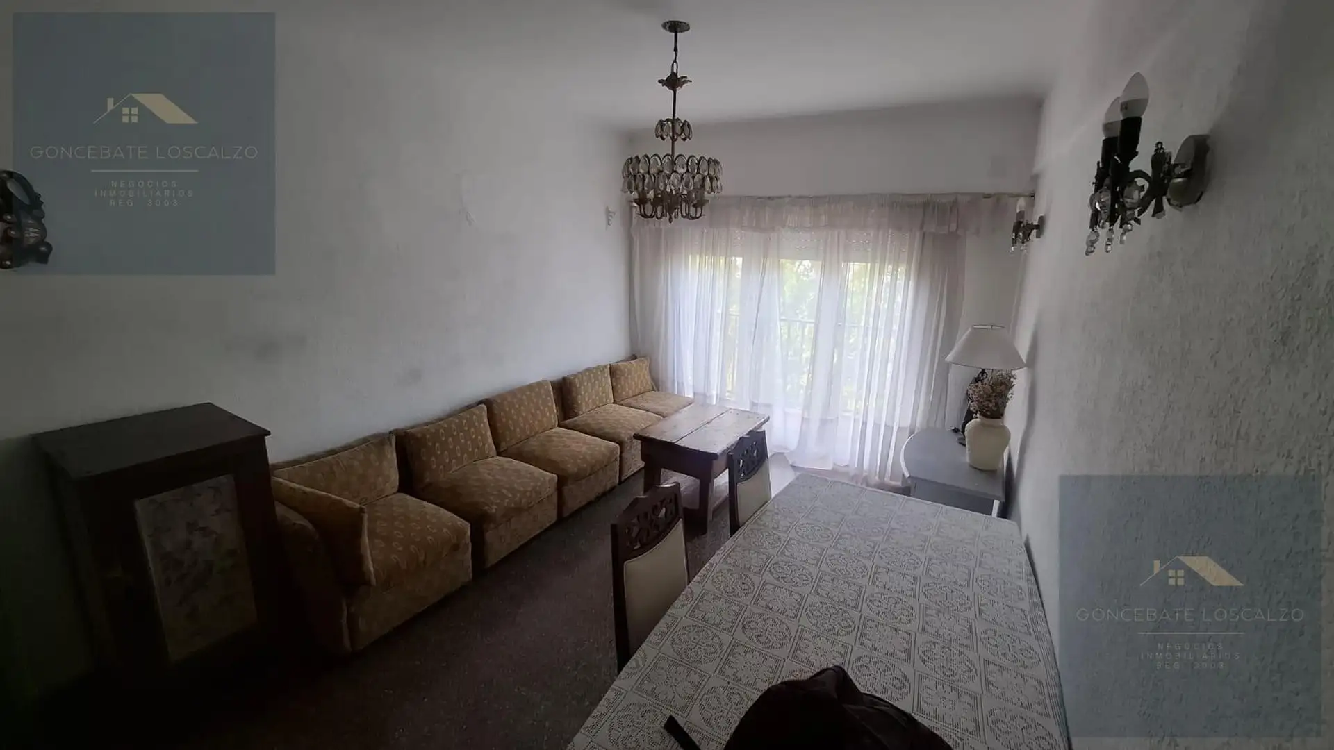 Depto 3 amb, 60m² en alquiler con balcón — Centro