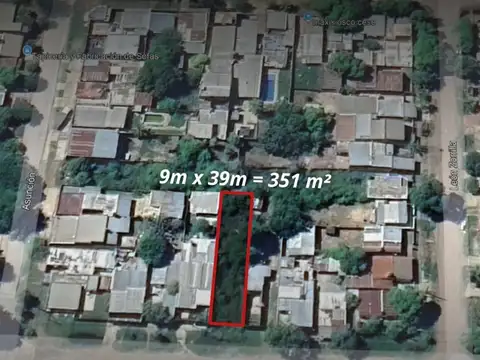 Terreno en Venta en Barranqueras, USD 16.000