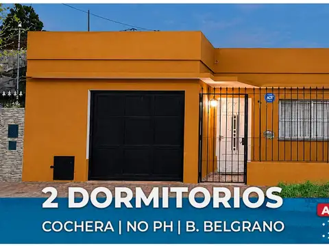 CASA EN VENTA DE 2 DORMITORIOS CON PATIO Y COCHERA