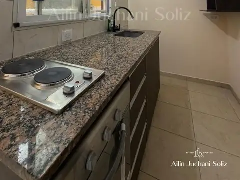 Departamento 2 ambientes con 1 baño