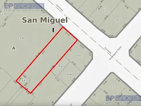 Terreno en Venta en San Miguel, Partido de San Miguel