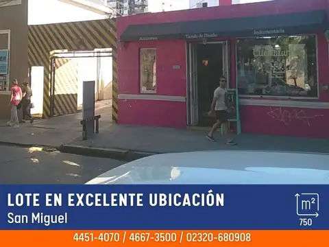 Terreno - Venta - Argentina, San Miguel - Paunero 1255