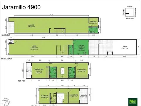 Jaramillo 4900, Piso PB