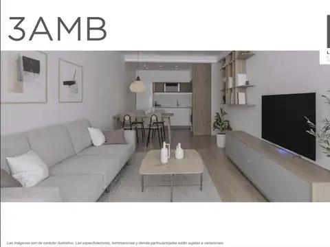 3 Ambientes balcón en edificio Premium con Amenities en Villa Crespo