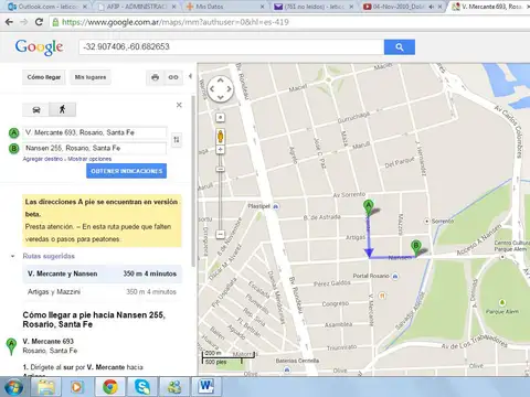Departamento en Venta de 2 ambientes