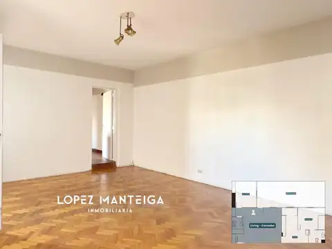 Departamento 3 ambientes con 2 baños