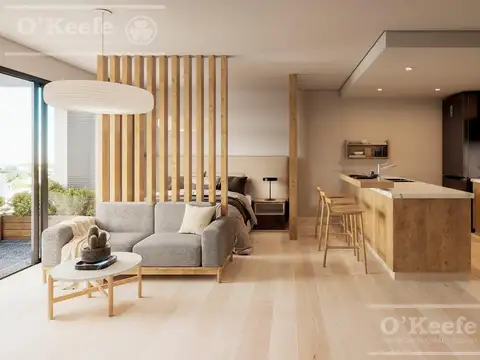 Departamento Monoambiente con 1 baño