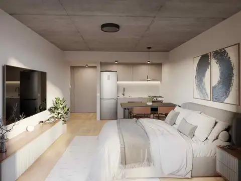 Departamento 2 ambientes con 1 baño