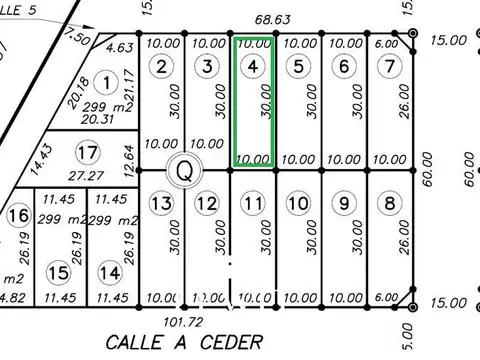 Venta terreno | lote 300 m² | Loteo Cooperativa Amedea | Plottier