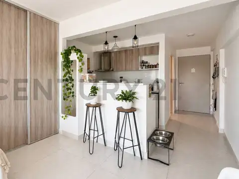 Monoambiente súper luminoso con balcón y piscina | Caballito