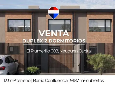 VENTA DUPLEX 2 DORMITORIOS NEUQUEN