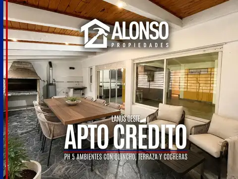 Venta - Ph 5 Ambientes con Garage 2 Autos - APTO CRÉDITO