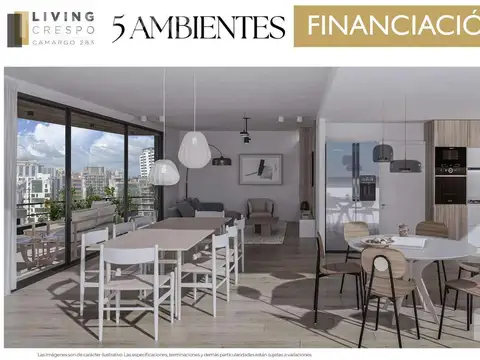 Departamento en Venta de 5 ambientes