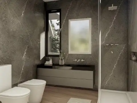 Casa 4 ambientes con 2 baños