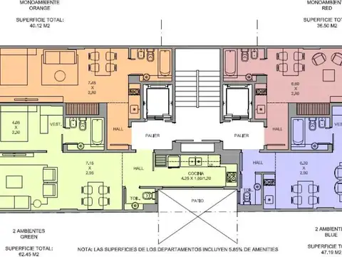 Departamento en Venta de Monoambiente