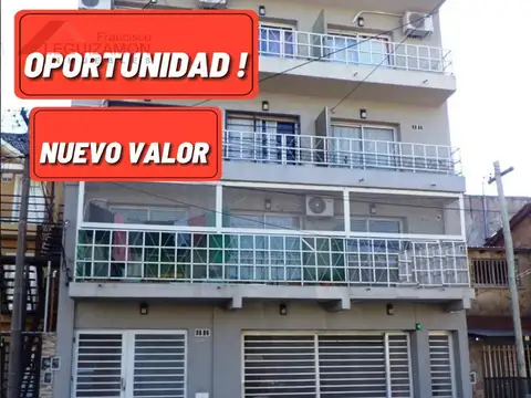 RENTA ASEGURADA - BAJAS EXPENSAS - 38m2 - CON BALCON - TERRAZA COMUN - EXCELENTE UBICACION