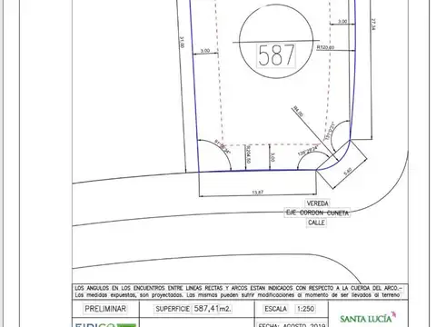 Terreno en Venta de 484,0 m2