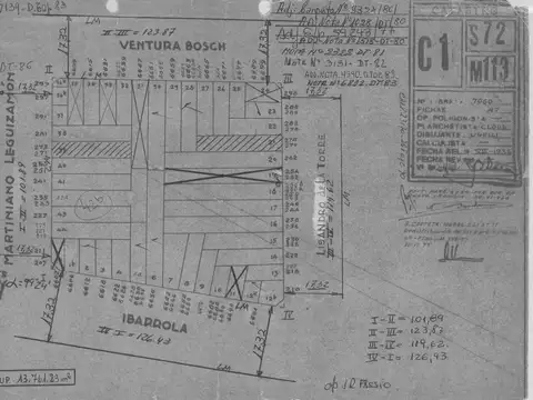 Terreno en Venta 8,67  mts Frente