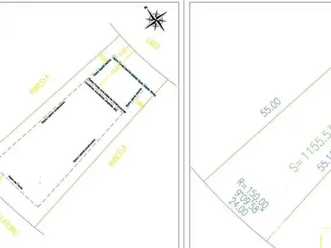 Terreno en Venta de 1155,0 m2