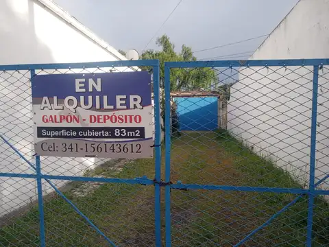 En alquiler galpón de 83 m2