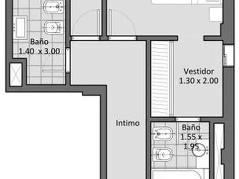 Departamento en Venta de 3 ambientes