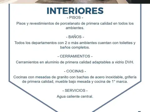 Departamentos en construcción Caballito