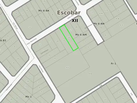 Corrientes S/N Lote 16