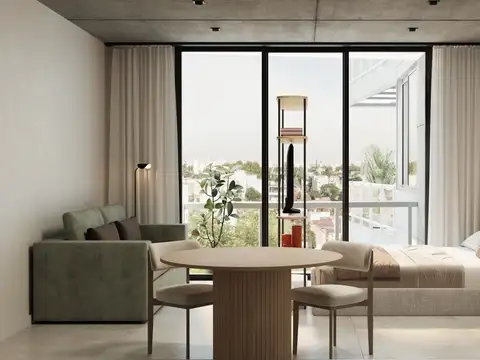Departamento 2 ambientes con 1 baño