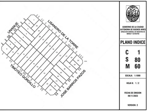 Terreno en Venta en Villa Lugano, USD 205.000