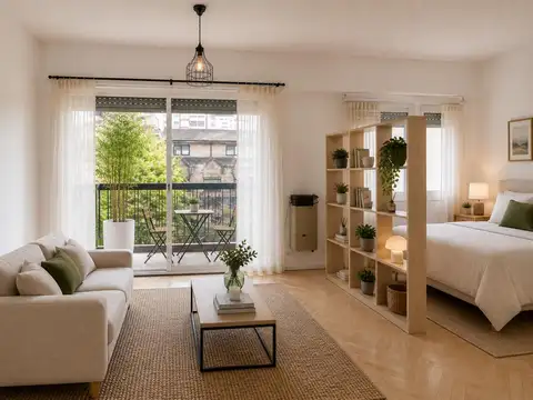Departamento Monoambiente con 1 baño